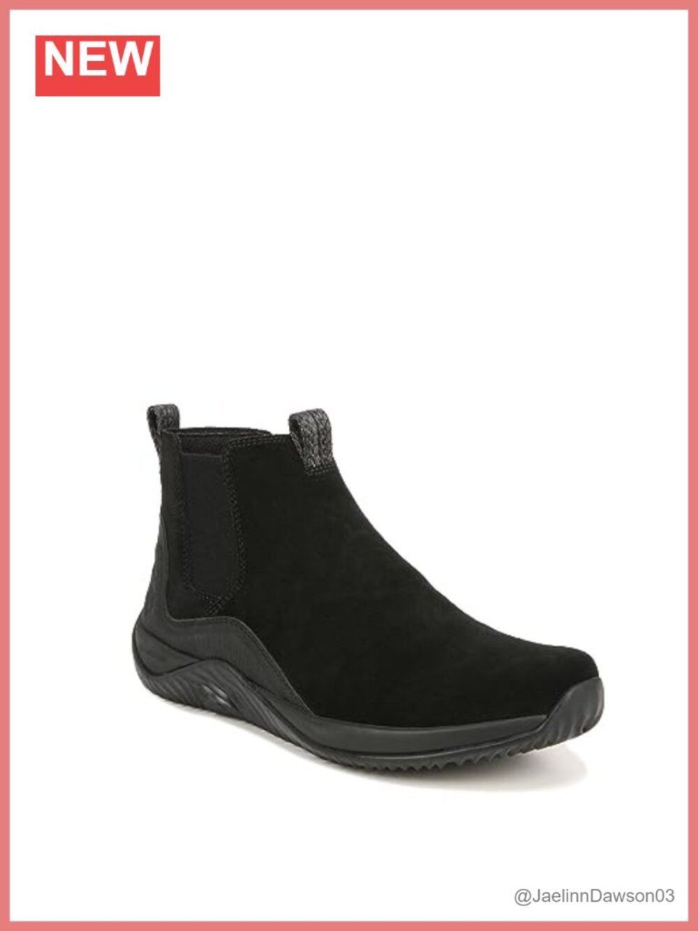 Ryka Women's Echo Versa Ankle Boot Water-Repellent Suede Leather Side Zip